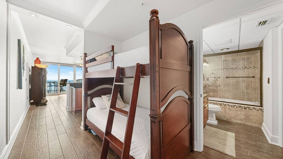 Built-in bunk beds for kids